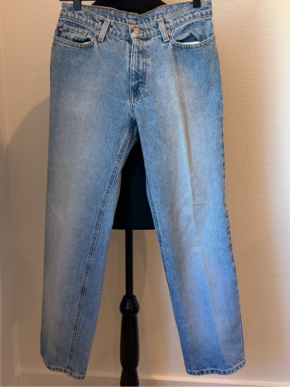 Vintage Ralph Lauren Light Blue Straight-Leg Jeans